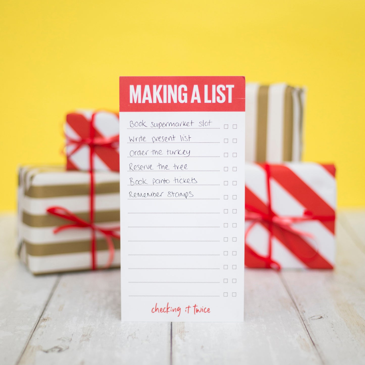 Making A List Notepad