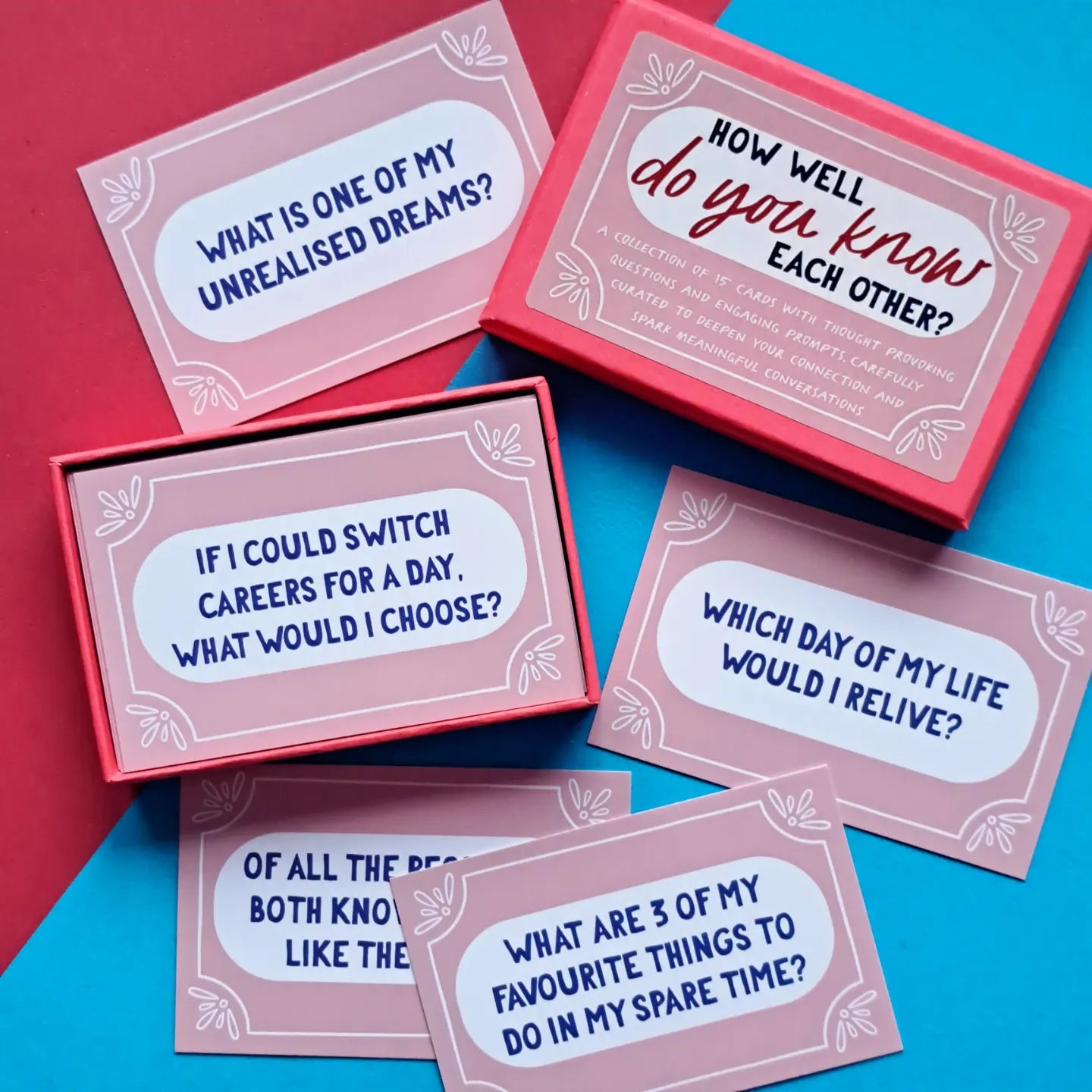 How Well Do You Know Each Other? Pack Of 15 Cards