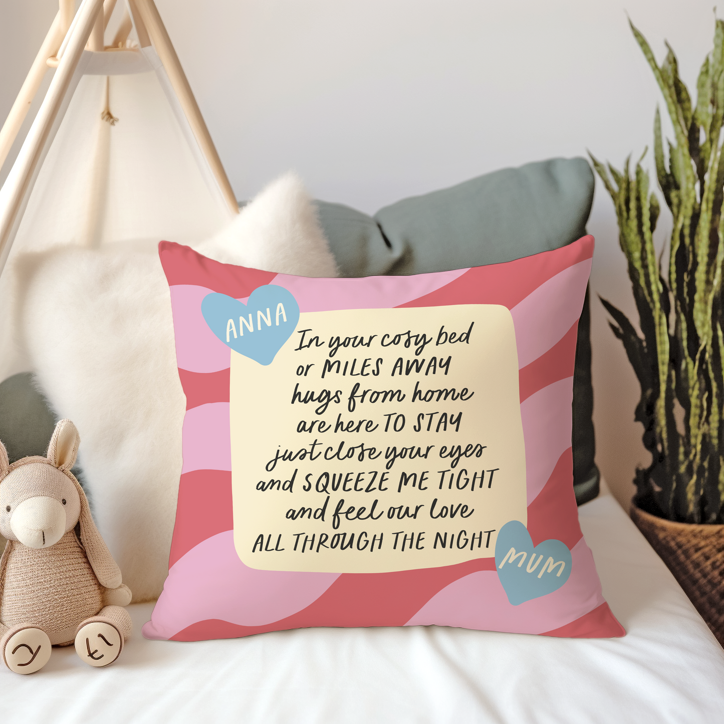 Personalised child's hug Cushion