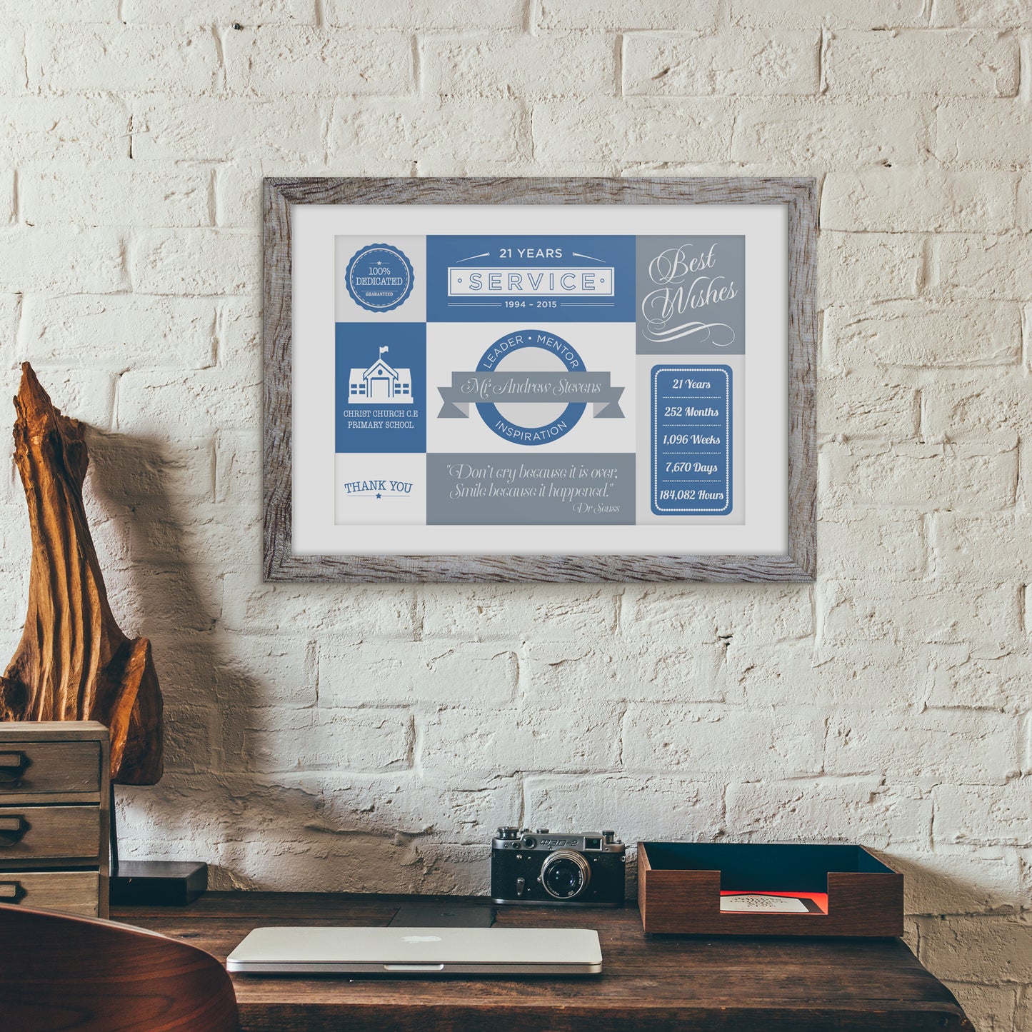 Personalised Leaving Print