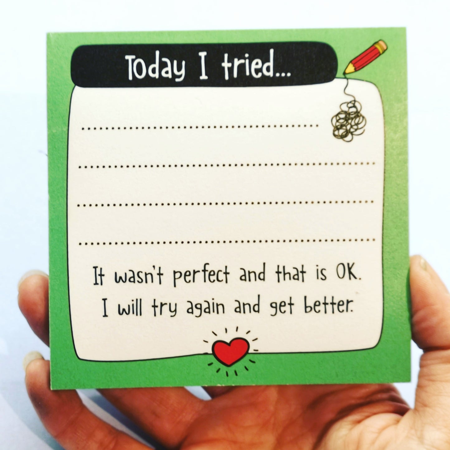 Today I Tried Square Notepad