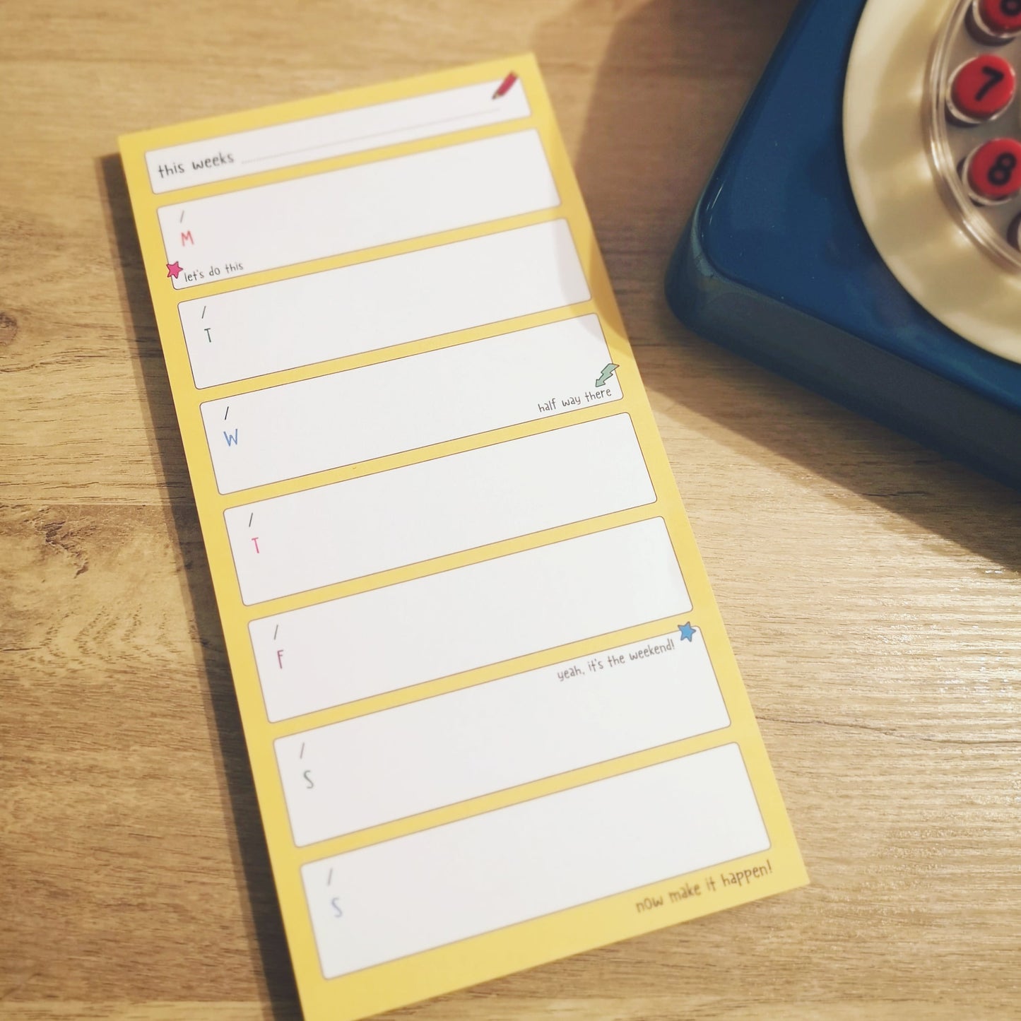 Weekly Planner notepad