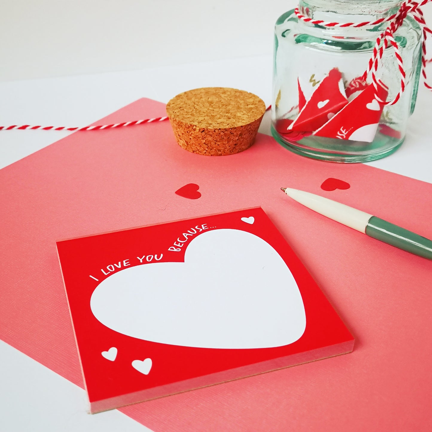 I love you because notepad