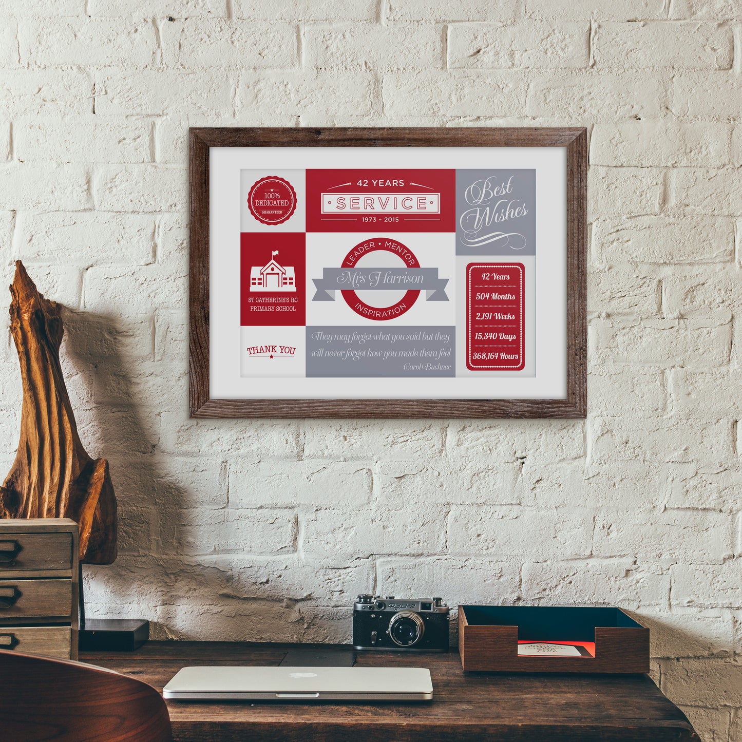 Personalised Leaving Print