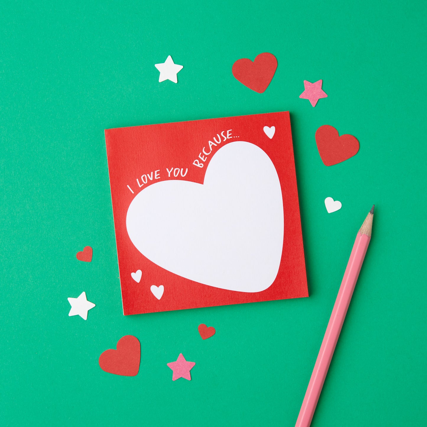 I love you because notepad