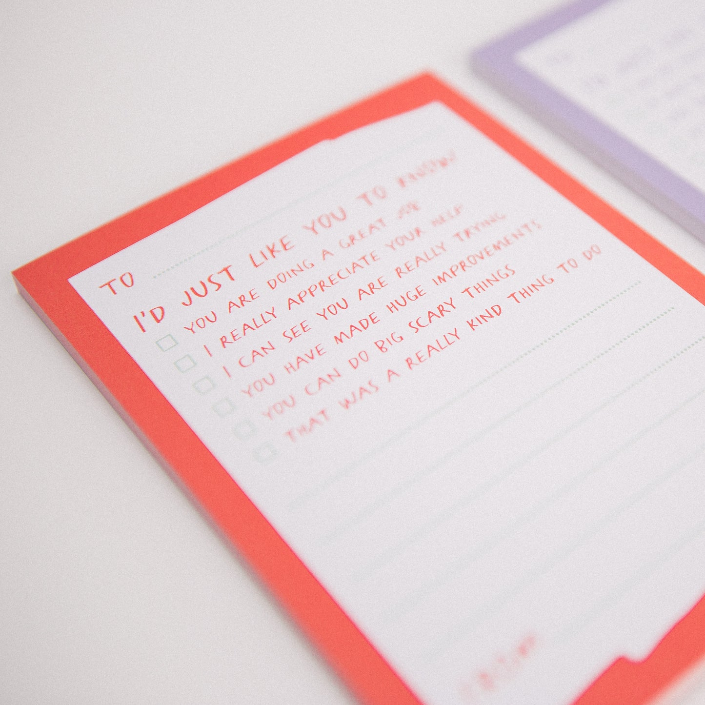 Appreciation Notepad