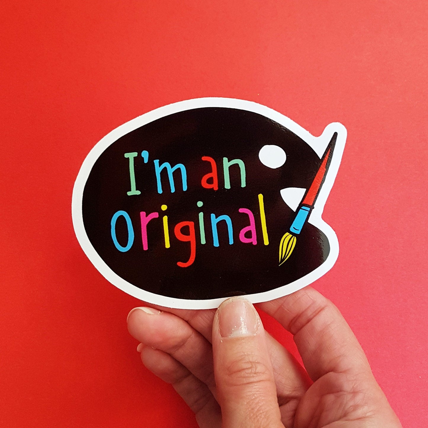 I'm an original Vinyl Sticker | Mental Health Sticker - the-poppy-lane