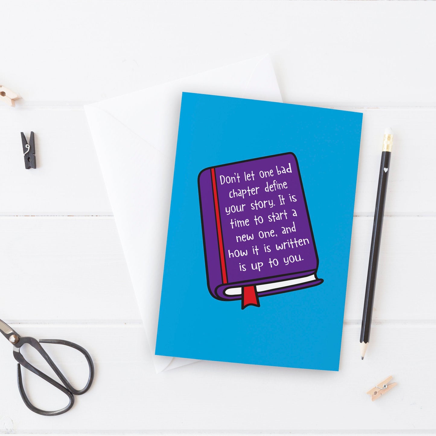Write your own story Thinking of You Card - the-poppy-lane