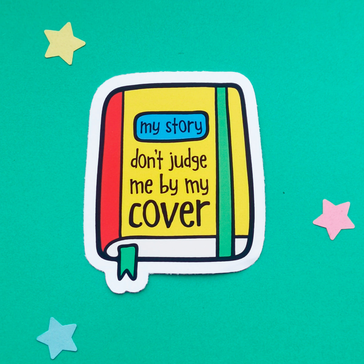 Don't Judge Me Vinyl Sticker | Mental Health Sticker | Recovery Sticker | Encouragement Sticker
