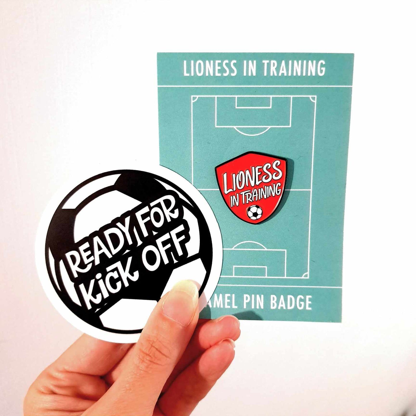 Lioness in training Enamel Pin