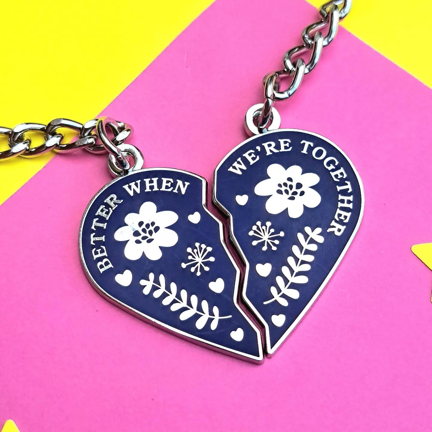 Better When We're Together - Pack of 2 Keyrings