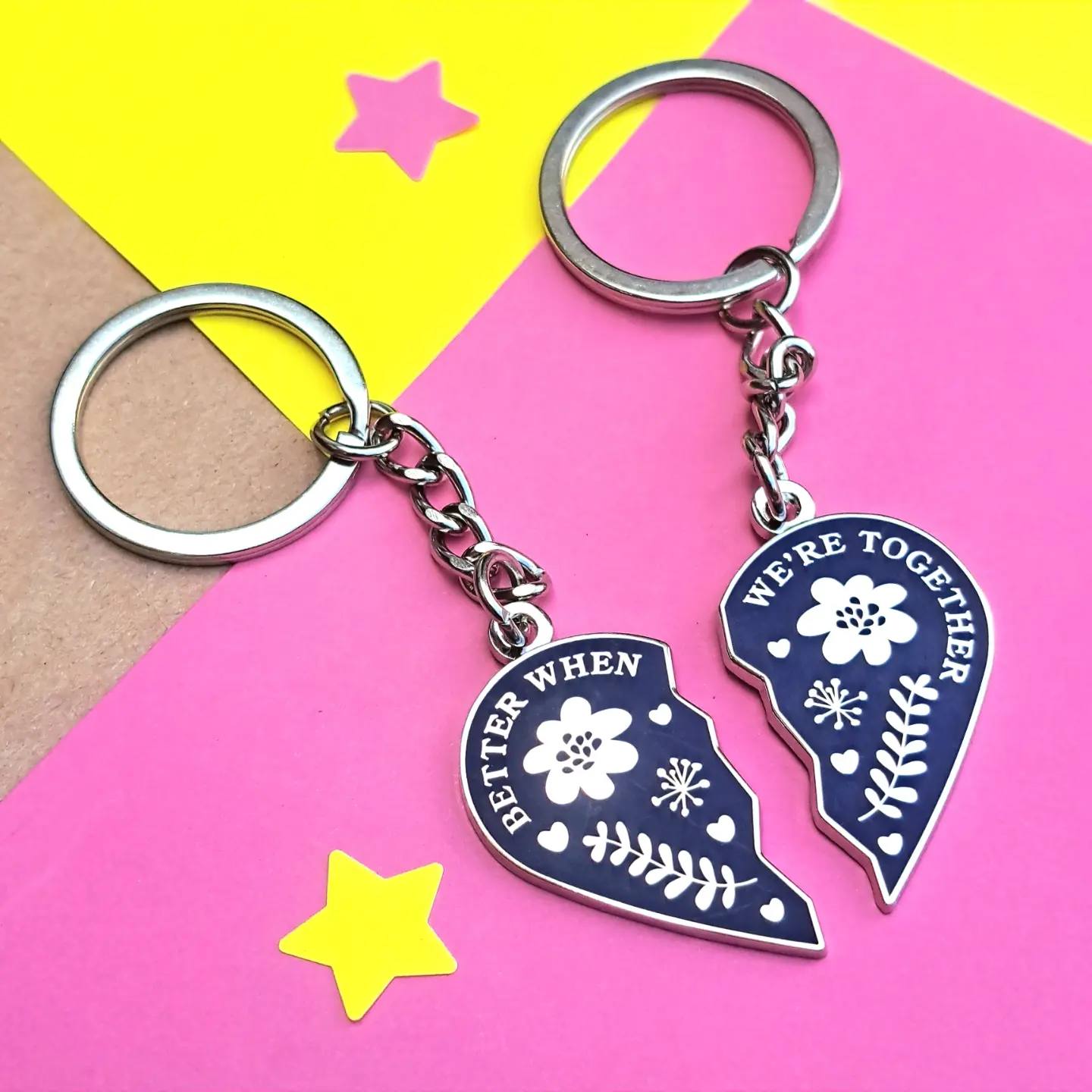 Better When We're Together - Pack of 2 Keyrings