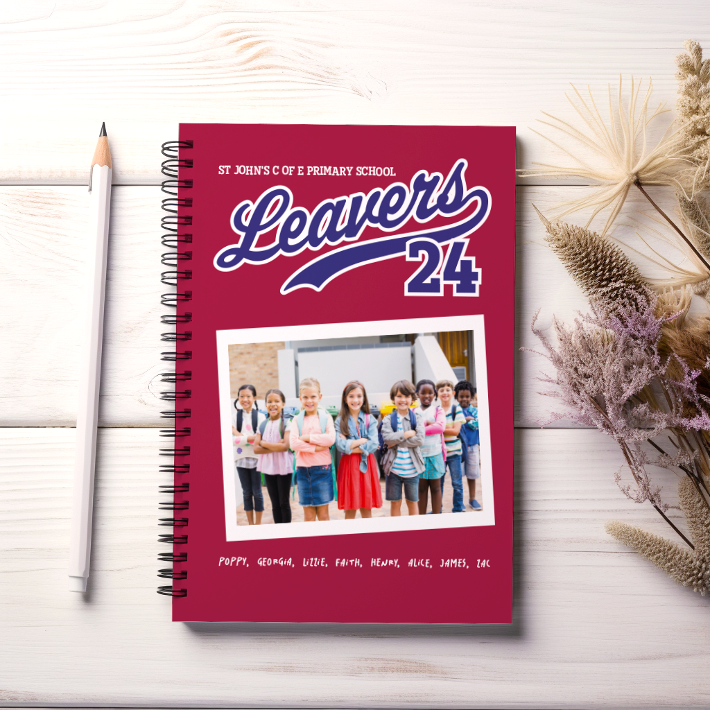 Leavers Class Photo Notebook