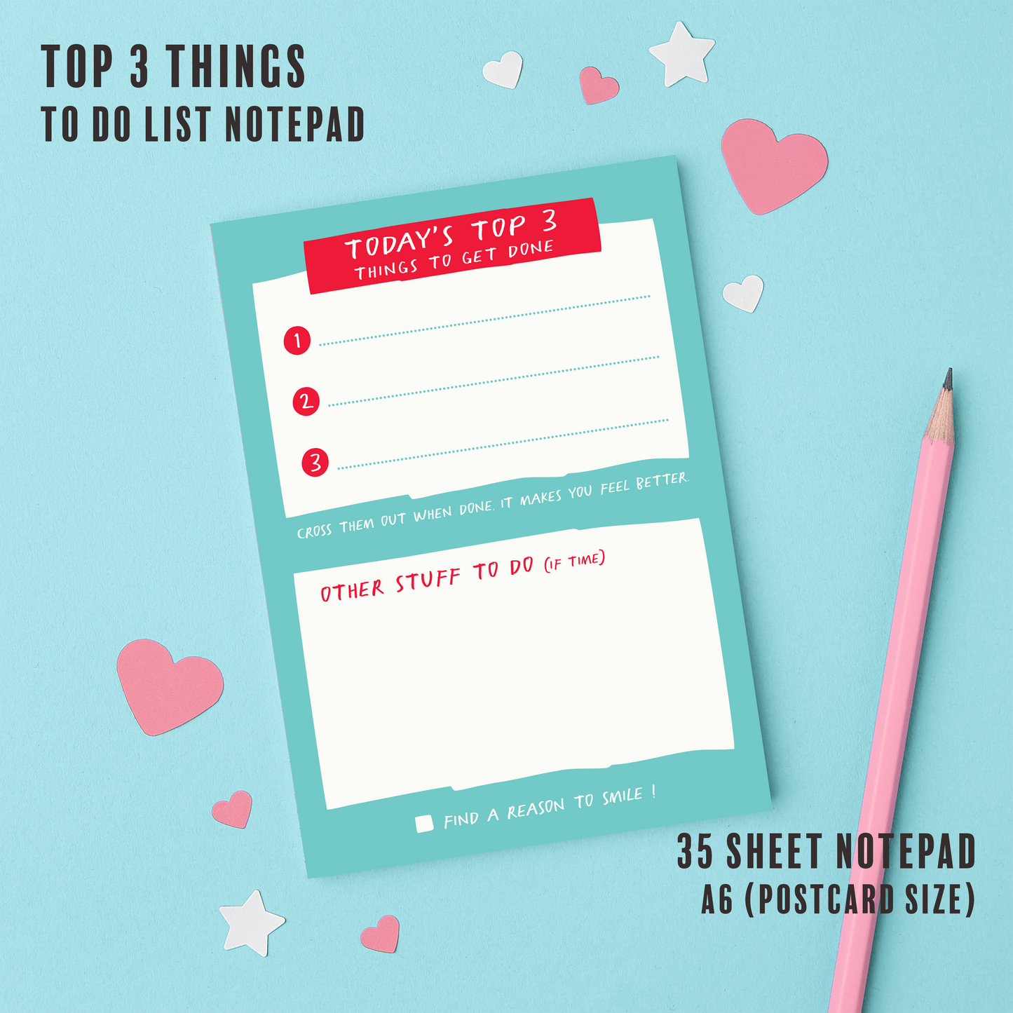 Top 3 things To Do Notepad