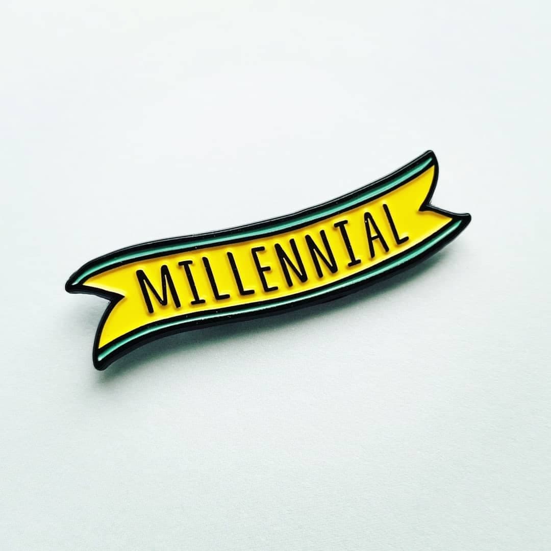 Generation Demographic Enamel Pins