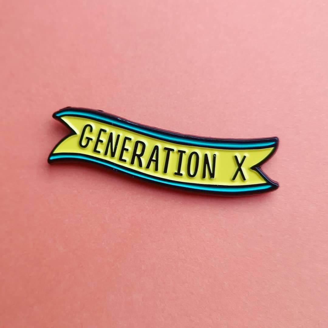 Generation Demographic Enamel Pins
