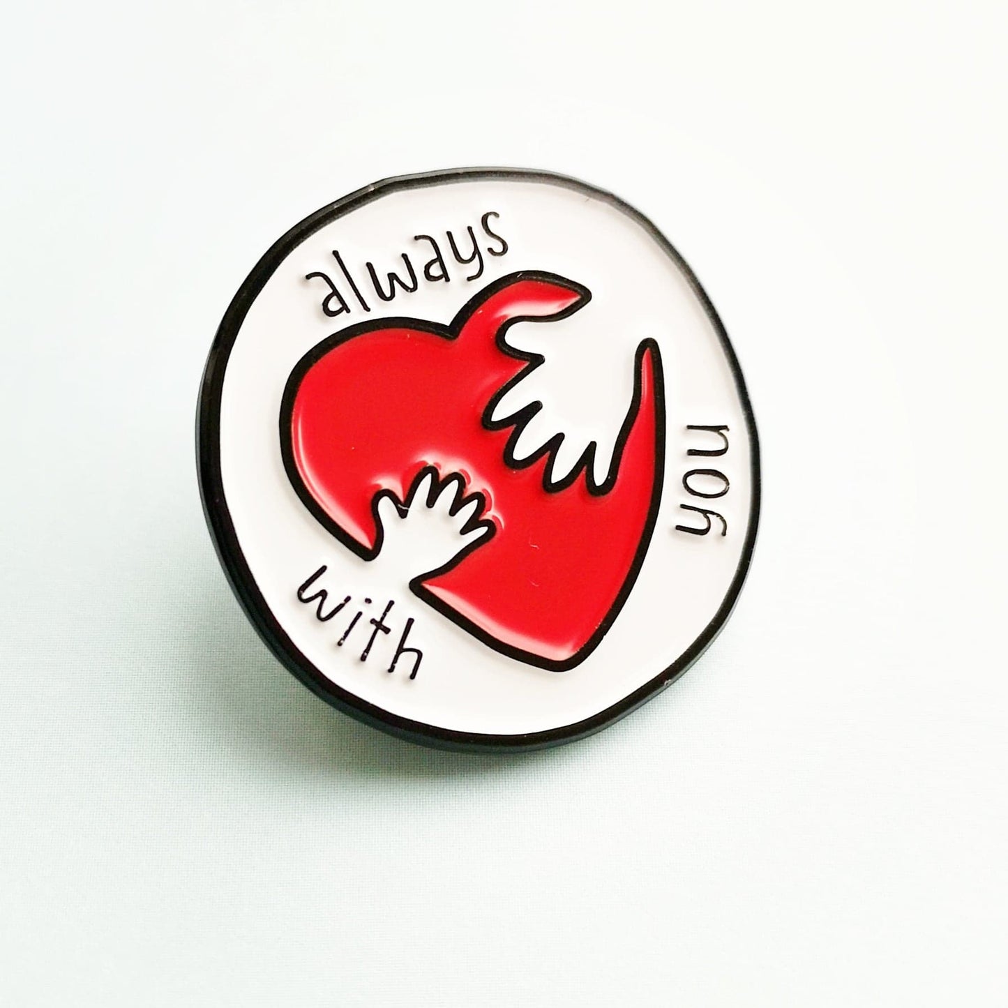Always With you Heart Pin