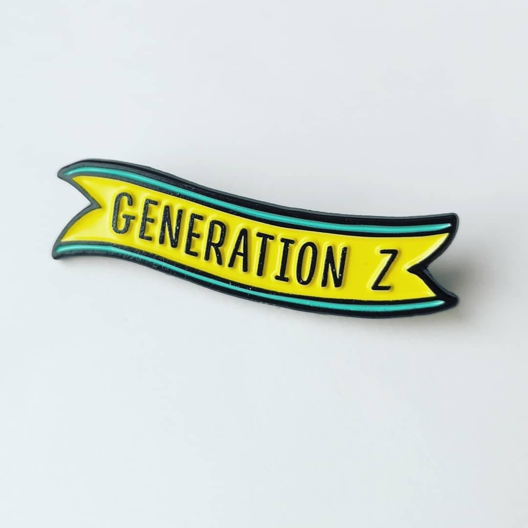 Generation Demographic Enamel Pins