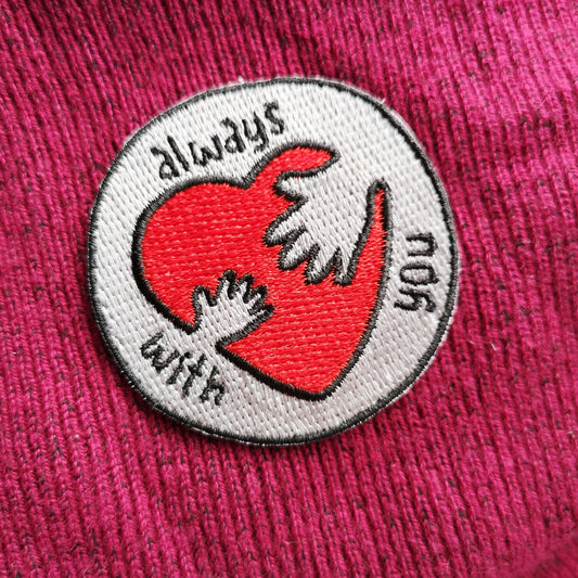 Always With You Iron on Patch