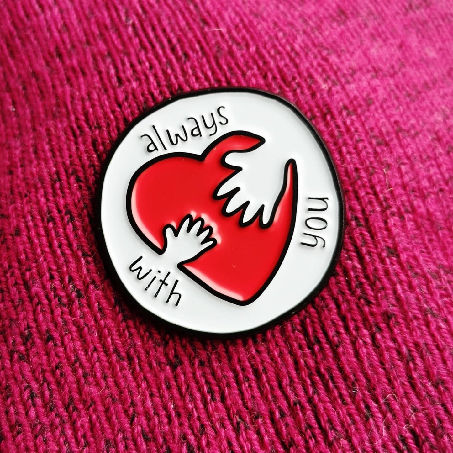 Always With you Heart Pin