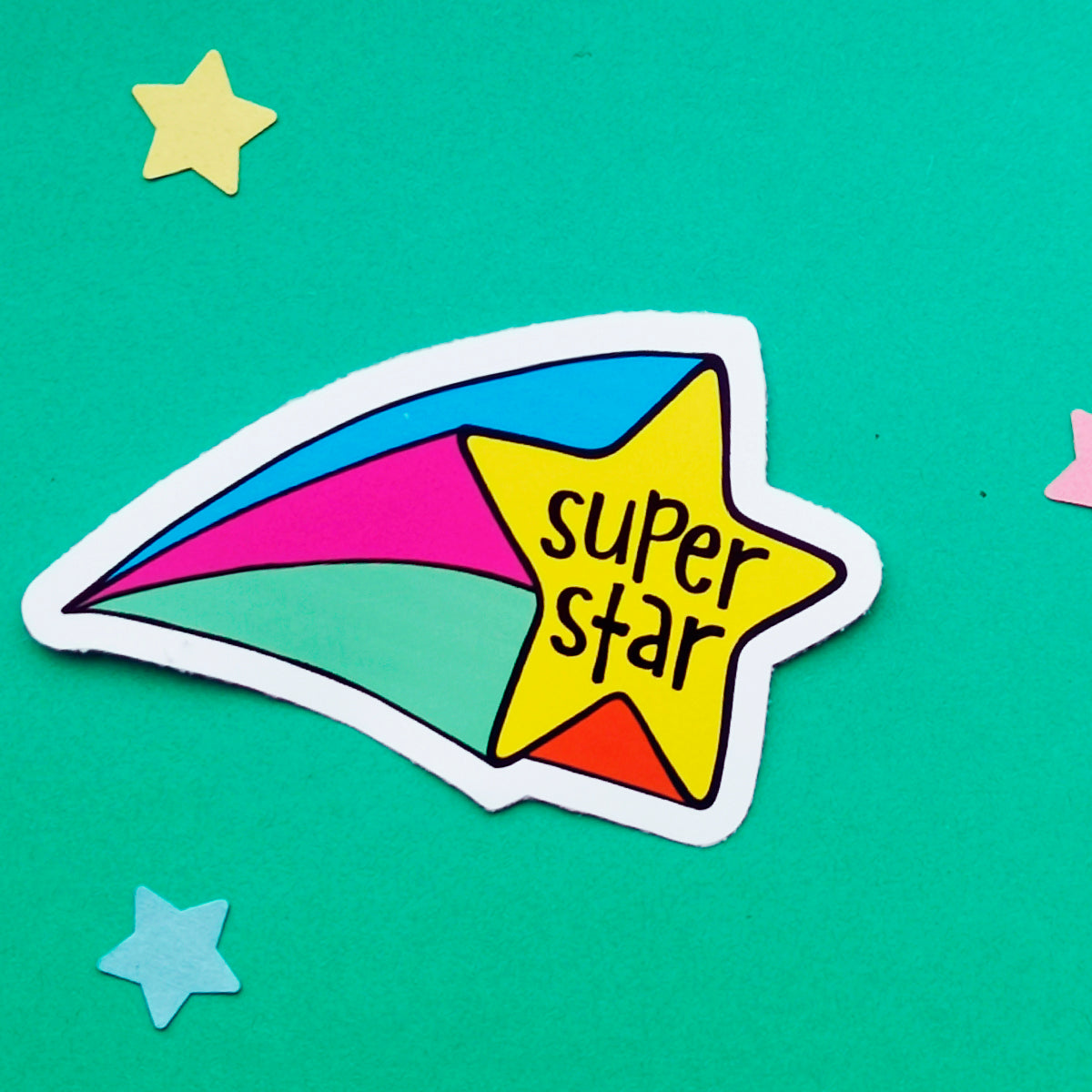 Super Star Vinyl Sticker | Mental Health Sticker | Recovery Sticker | Encouragement Sticker